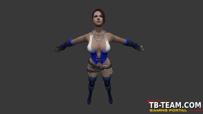 Gansta Blue Girl For Cs 1.6