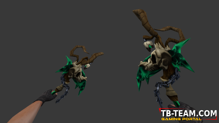 [ZP] Extra Item - Dual Green Hell Axes