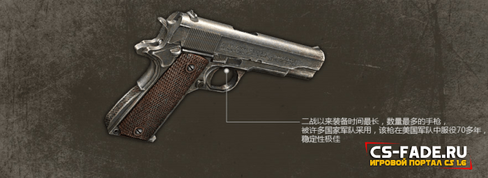 [CSO] [ZP] Extra Item - M1911 A1  CS 1.6