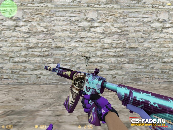  M4A1 Desolate Space + Sport Gloves  CS 1.6