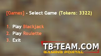 [CS 1.6] Token System with Games (Blackjack & Roulette)