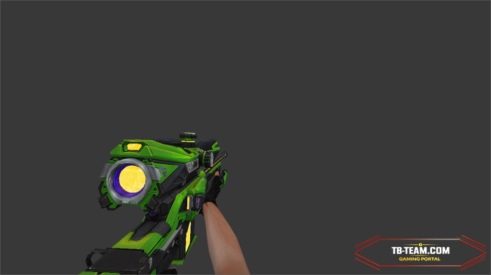 Weapon Model - Green AWP Gauss For CS 1.6