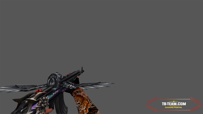 Weapon Model - Ak-47 Thanatos-13 For CS 1.6