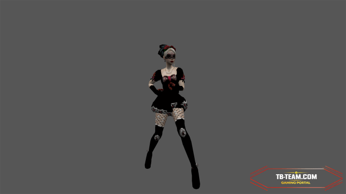 Player Model - Seniorita Of Flowers  Girl  For CS 1.6