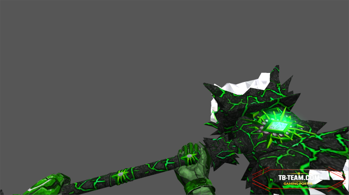 Knife Model - Poision Green Warhammer For CS1.6
